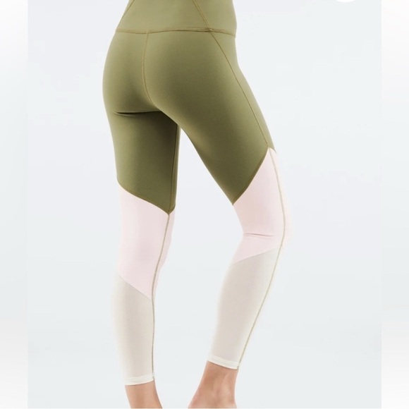Fabletics Pants - Fabletics Colorblock Fitnesshold High-Waisted 7/8 Leggings